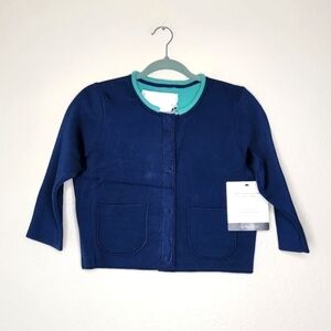 Issa Realreal Blue Crop Jacket L NWT